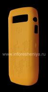 Photo 3 — Etui en silicone d'origine pour BlackBerry 9100/9105 Pearl 3G, Jaune à motifs "Honeycomb" (jaune, Littoral)