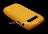 Photo 6 — Original-Silikon-Hülle für Blackberry 9100/9105 Pearl 3G, Gelb gemusterten "Honeycomb" (Yellow, Küstenlandschaft)