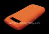Photo 6 — Original-Silikon-Hülle für Blackberry 9100/9105 Pearl 3G, Orange mit Reliefmuster "Henna" (orange, Henna)