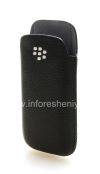 Photo 3 — Original Leather Case-pocket with metal logo Leather Pocket for BlackBerry 9100/9105 Pearl 3G, Black