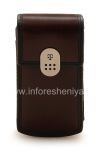 Photo 1 — Branded Leather Case with Clip T-Mobile Leather Carrying Case & Holster for BlackBerry, Brown