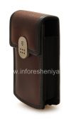 Photo 3 — Housse en cuir de signature avec cuir avec clip T-Mobile Etui et Holster pour BlackBerry, Brun
