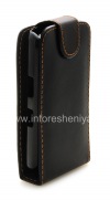 Photo 4 — Leather case cover with vertical opening for BlackBerry 9500/9530 Storm, The black