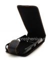 Photo 5 — Leather case cover with vertical opening for BlackBerry 9500/9530 Storm, The black