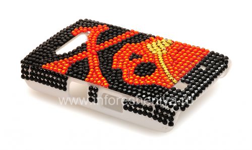 Photogallery for Kunststoffbeutel-Abdeckung mit Strass für Blackberry 9500/9530 Sturm, &quot;Glamour&quot; product