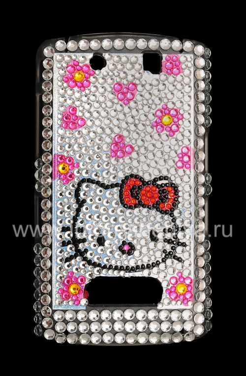 Photogallery for Kunststoffbeutel-Abdeckung mit Strass für Blackberry 9500/9530 Sturm, &quot;Hallo Kitty&quot; product
