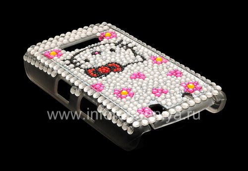 Photogallery for Kunststoffbeutel-Abdeckung mit Strass für Blackberry 9500/9530 Sturm, &quot;Hallo Kitty&quot; product