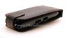 Photo 4 — BlackBerry 9520 / Storm2 9550 জন্য উল্লম্ব খোলার সঙ্গে চামড়া ক্ষেত্রে কভার, কালো