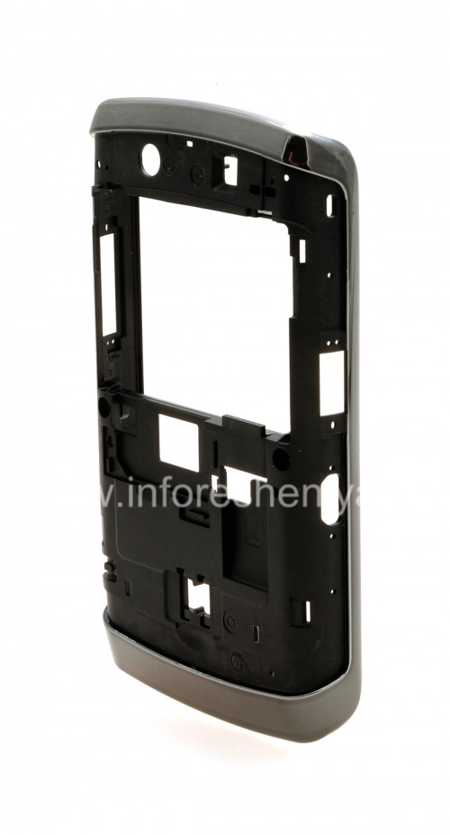 Photogallery for عناصر حافة دون سكن لبلاك بيري 9520/9550 STORM2, الظلام لامع / أسود product