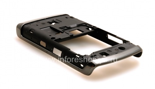 Photogallery for عناصر حافة دون سكن لبلاك بيري 9520/9550 STORM2, الظلام لامع / أسود product