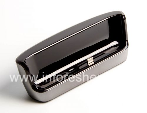 Photogallery for Chargeur de bureau d&#39;origine &quot;verre&quot; Charging Pod pour BlackBerry Storm2 9520/9550, Métallique product