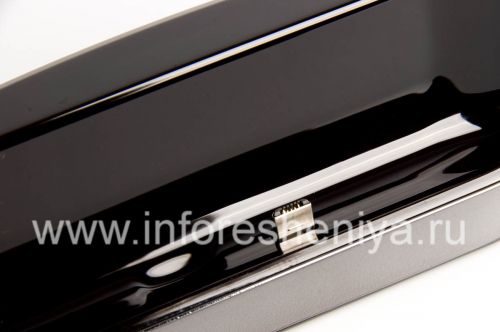 Photogallery for Chargeur de bureau d&#39;origine &quot;verre&quot; Charging Pod pour BlackBerry Storm2 9520/9550, Métallique product