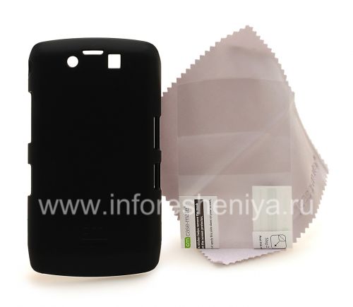 Photogallery for غطاء من البلاستيك الصلب، حالة الغطاء ماتي هناك بالكاد لبلاك بيري 9520/9550 STORM2, أسود product