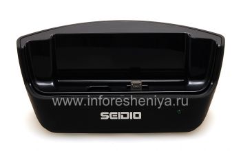 ব্র্যান্ড ডেস্কটপ চার্জার "গ্লাস" BlackBerry 9520 / Storm2 9550 জন্য Seidio ডেস্কটপ শৈশবাবস্থা Inno ডক শুঁটি