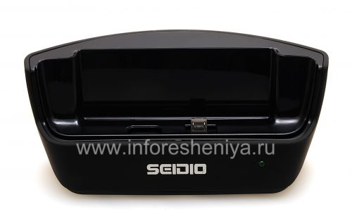 Photogallery for Brand Desktop Charger &quot;Glass&quot; Seidio Desktop Cradle Inno Dock Pod for BlackBerry 9520/9550 Storm2, Matte Black product