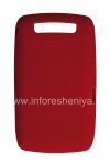 Photo 1 — Etui en silicone d'origine pour BlackBerry Storm2 9520/9550, Rouge foncé (Dark Red)