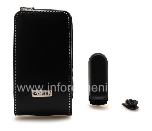Photogallery for Signature Leather Case Krusell Orbit Flex Multidapt Leder Tasche für den Blackberry Storm2 9520/9550, Black (Schwarz) product