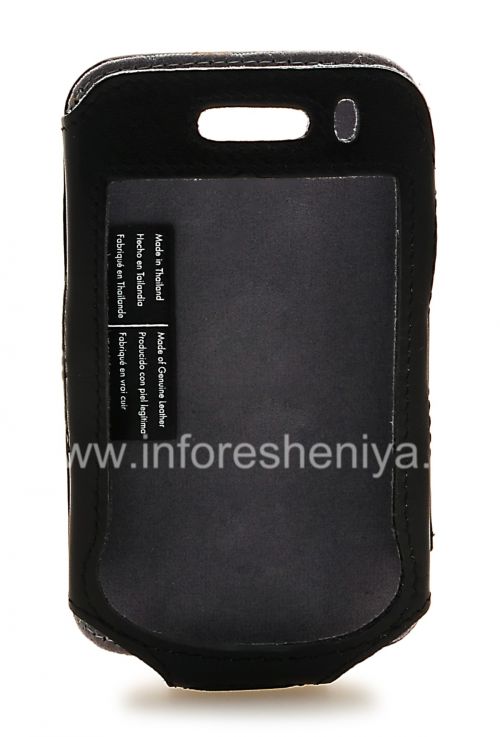 Photogallery for 签名皮套Krusell的敞篷车带扣皮套BlackBerry 9520 / 9550风暴2, 黑（黑） product