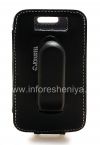 Photo 2 — Case Signature en cuir Housse en cuir Krusell Cabriolet Multidapt pour BlackBerry Storm2 9520/9550, Noir (Black)