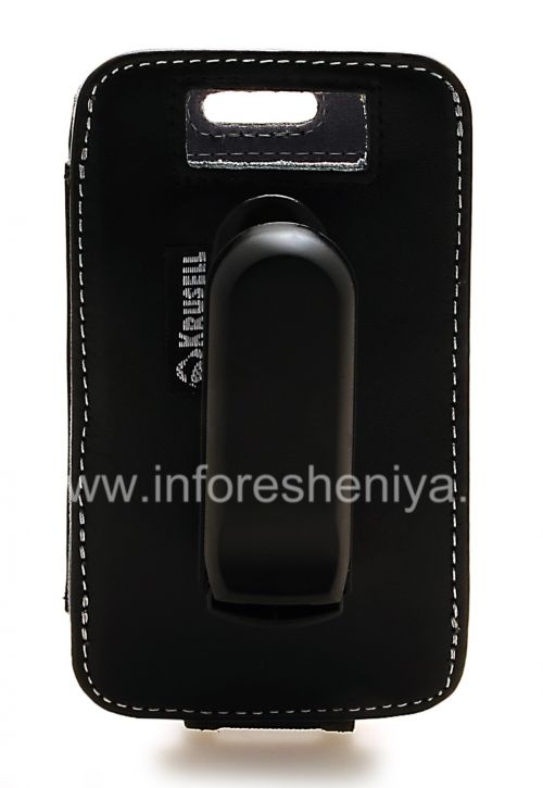 Photogallery for 签名皮套Krusell的敞篷车带扣皮套BlackBerry 9520 / 9550风暴2, 黑（黑） product