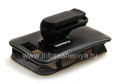 Photogallery for 签名皮套Krusell的敞篷车带扣皮套BlackBerry 9520 / 9550风暴2, 黑（黑） product