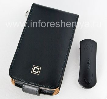 Case Signature en cuir avec couvercle d'ouverture verticale Executive Case Cellet pour BlackBerry Storm2 9520/9550