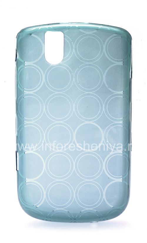 Photogallery for Etui en silicone &quot;Anneaux&quot; scellés avec un motif pour BlackBerry 9630/9650 Tour, bleu product