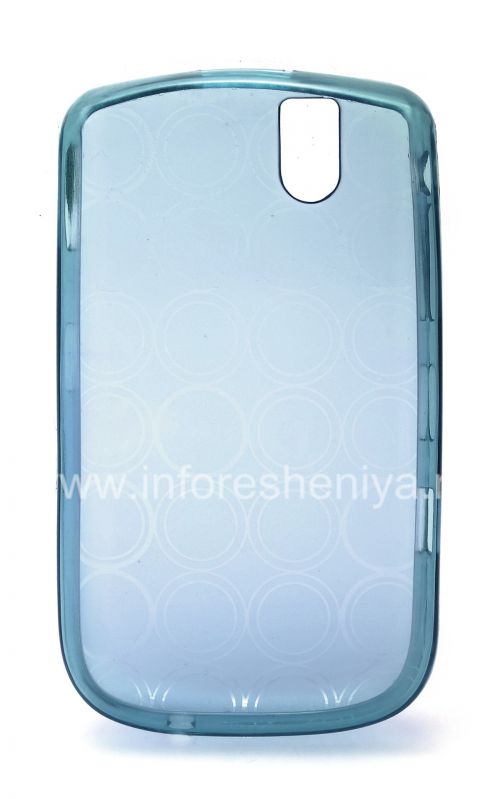 Photogallery for Etui en silicone &quot;Anneaux&quot; scellés avec un motif pour BlackBerry 9630/9650 Tour, bleu product