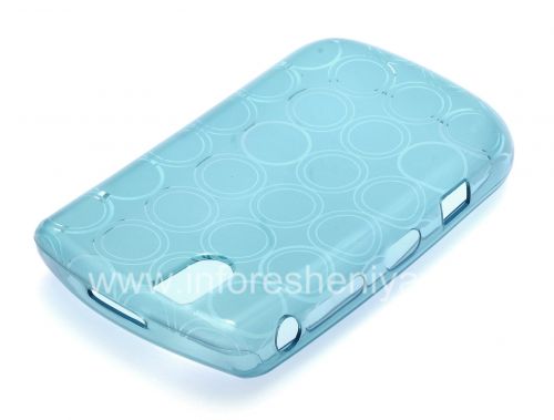 Photogallery for Etui en silicone &quot;Anneaux&quot; scellés avec un motif pour BlackBerry 9630/9650 Tour, bleu product