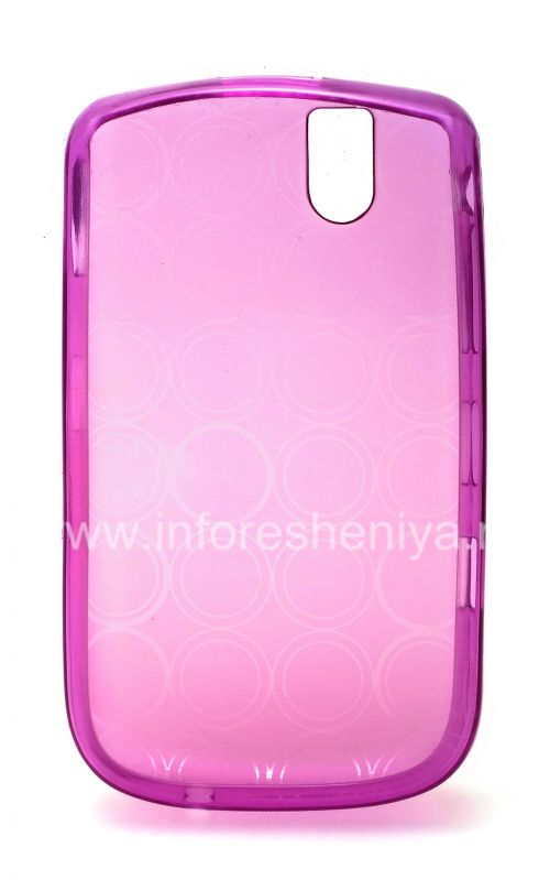 Photogallery for Etui en silicone &quot;Anneaux&quot; scellés avec un motif pour BlackBerry 9630/9650 Tour, pourpre product