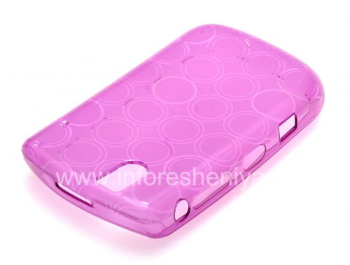 Photogallery for Etui en silicone &quot;Anneaux&quot; scellés avec un motif pour BlackBerry 9630/9650 Tour, pourpre product