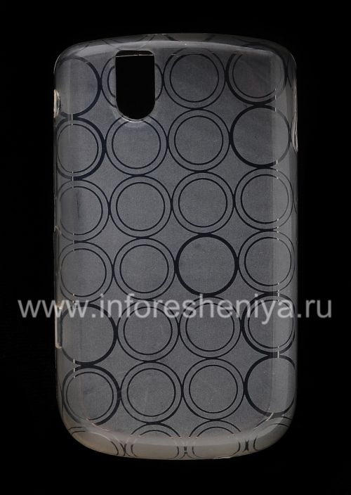 Photogallery for Etui en silicone &quot;Anneaux&quot; scellés avec un motif pour BlackBerry 9630/9650 Tour, Blanc product