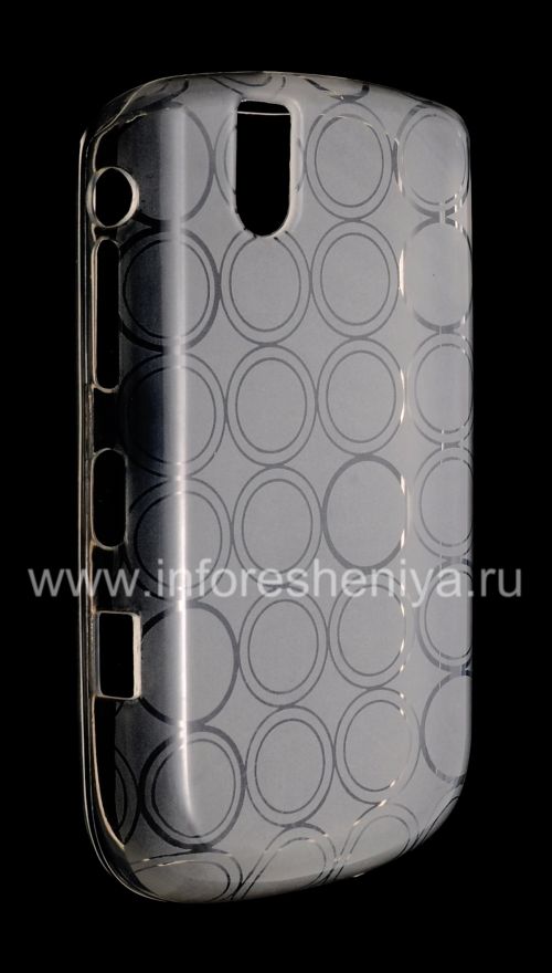 Photogallery for Etui en silicone &quot;Anneaux&quot; scellés avec un motif pour BlackBerry 9630/9650 Tour, Blanc product