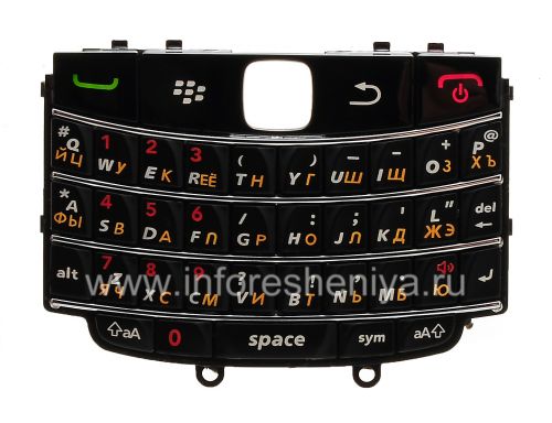 Photogallery for रूसी कीबोर्ड ब्लैकबेरी 9650 Tour, काला product