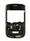 Photo 1 — Der mittlere Teil des ursprünglichen Körpers mit allen Elementen ohne Kamera Öffnung für Blackberry 9630/9650 Tour, schwarz