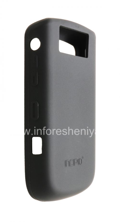 Photogallery for Brand Silicone Case for Incipio DermaShot BlackBerry 9630 / 9650 Tour, Black (Black) product