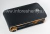 Photo 4 — Case Signature en cuir avec couvercle d'ouverture verticale Executive Case Cellet pour BlackBerry 9630/9650 Tour, Noir / brun