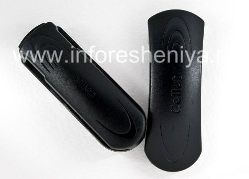 Photogallery for Caso Firma de cuero con tapa de apertura vertical Caso Ejecutivo Cellet para BlackBerry 9630/9650 Tour, Negro / Marrón product