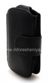 Photo 3 — Signature Leather Case ouverture horizontale Case livre Smartphone Experts pour BlackBerry 9700/9780 Bold, Noir (Black)