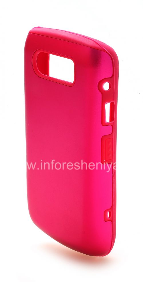 Photogallery for Etui en silicone avec boîtier en aluminium pour BlackBerry 9700/9780 Bold, fuchsia product
