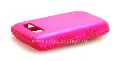 Photogallery for Etui en silicone avec boîtier en aluminium pour BlackBerry 9700/9780 Bold, fuchsia product