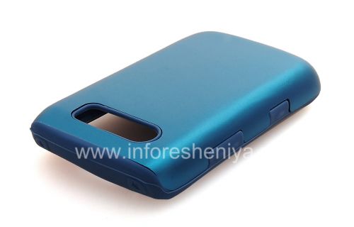 Photogallery for Etui en silicone avec boîtier en aluminium pour BlackBerry 9700/9780 Bold, turquoise product