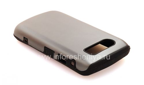 Photogallery for Etui en silicone avec boîtier en aluminium pour BlackBerry 9700/9780 Bold, Asphalte mouillé product