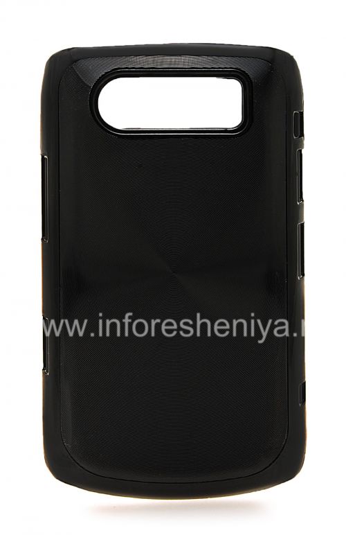 Photogallery for Kunststoffbeutel-Abdeckung mit Metalleinsatz &quot;CD&quot; für Blackberry 9700/9780 Bold, Schwarz product