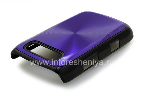 Photogallery for Kunststoffbeutel-Abdeckung mit Metalleinsatz &quot;CD&quot; für Blackberry 9700/9780 Bold, blau product