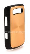 Photo 3 — Kasus plastik, tutup dengan logam "CD" masukkan untuk BlackBerry 9700 / 9780 Bold, emas