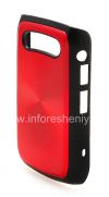 Photo 4 — Kasus plastik, tutup dengan logam "CD" masukkan untuk BlackBerry 9700 / 9780 Bold, merah