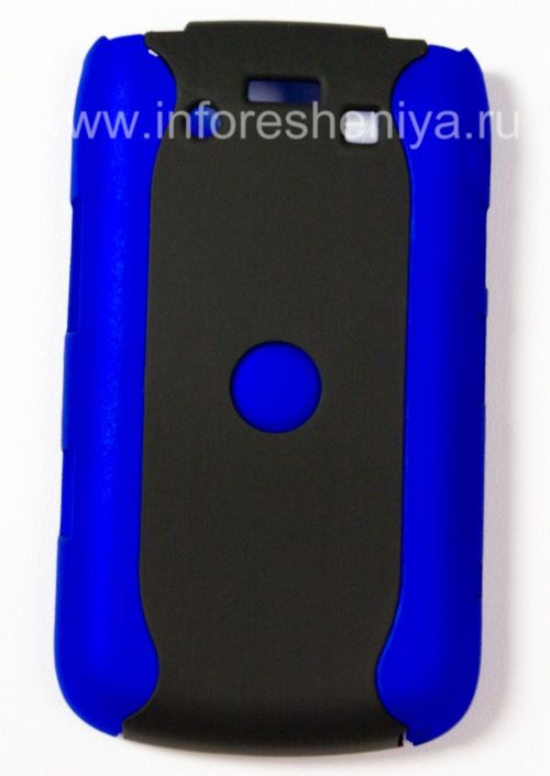 Photogallery for Kasus Plastik &quot;Chrome&quot; untuk BlackBerry 9700 / 9780 Bold, Biru / hitam product