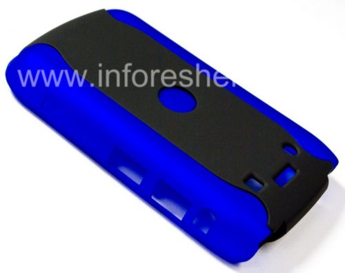 Photogallery for Kasus Plastik &quot;Chrome&quot; untuk BlackBerry 9700 / 9780 Bold, Biru / hitam product