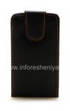Photo 1 — Leather Case with vertical opening cover for BlackBerry 9700/9780 Bold, The black
